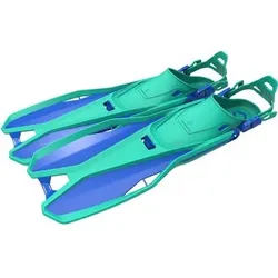 TECNOPRO Flosse F6 C TRAVEL, Größe 42-44 in Blau Blau