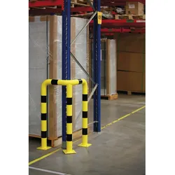 Eck-Rammschutz-Barrier 40 mm, 500 x 500 x 300 mm