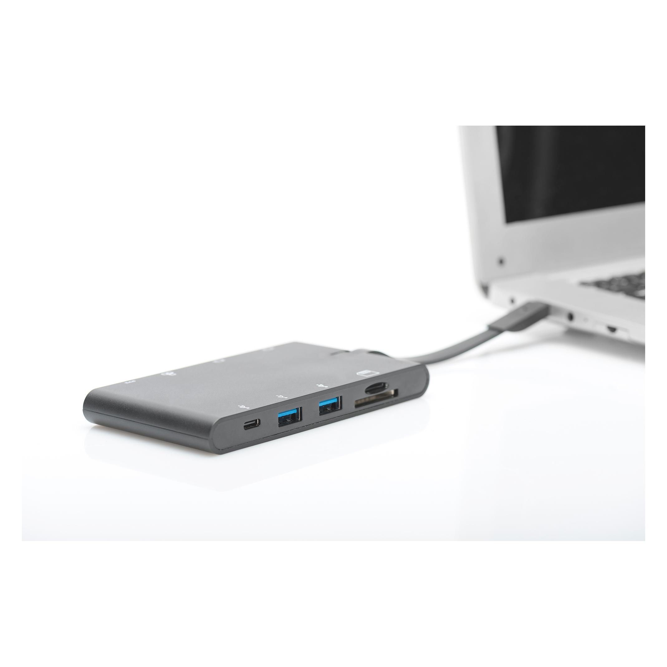 Digitus Universal Travel DA-70865 (USB-C, 3 Ports) (DA-70865)