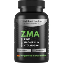 EXVital® ZMA Caps, Magnesium, Zink & Vitamin B6 Komplex, 210 Kapseln