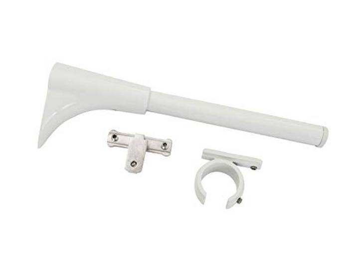 Universal Träger 1- und 2-Lauf für Ø 20 mm weiß