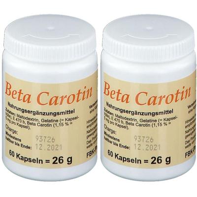 Beta Carotin Kapseln 2x 2x60 St