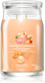 Yankee Candle Mango Ice Cream vela perfumada Signature 567 g. Mango Ice Cream