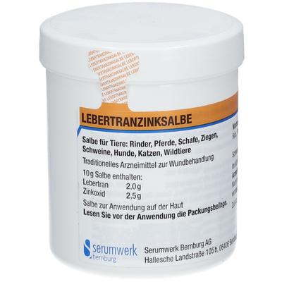 Lebertranzinksalbe vet. 250 g Salbe