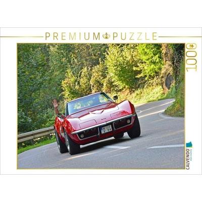 CALVENDO Puzzle Chevrolet Corvette Stingray - 1969 | 1000 Teile Lege-Größe 64x48cm Foto-Puzzle für glückliche Stunden