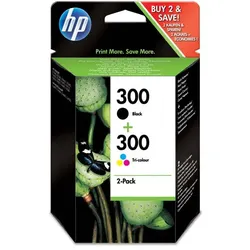 HP 300 (CN637EE) - Tintenpatrone, black + color (schwarz + farbe)