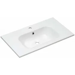Pelipal Serie 6110 Mineralmarmor-Waschtisch MMWT73-810, B:810, H:20, T:460mm MMWT73-810