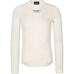 Pas Normal Studios Mid Long Sleeve Base Layer Langarm Funktionsunterhemd - off-white - XS