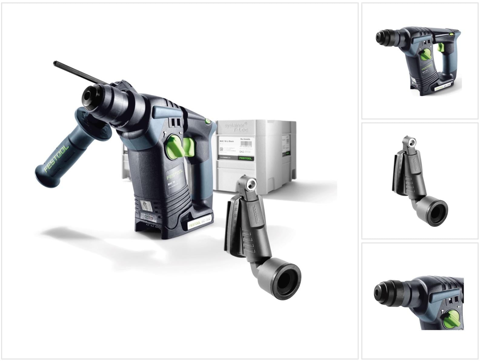 Festool BHC 18 Li Basic accuboormachine 18V 25Nm borstelloos solo in Systainer met boorstofzuigmond