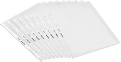 Schäfer Shop Select Prospekthüllen, DIN A4, oben offen, 0,12 mm, glatt, klar, Top Qualität, 6 x 50 Stück