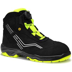 ELTEN Sicherheitsschuhe Ambition BOA Mid, ESD, S2, Stiefel, Stahlkappe, Nubukleder & Textilmaterial, Gr. 39