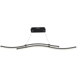 Pendelleuchte Wohnzimmerleuchte LED Esszimmerlampe Metall Schwarz L 96 cm