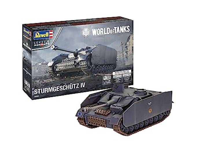 Revell -03502 Stormbeschermer IV World of Tanks modelbouwset, 03502, kleurloos