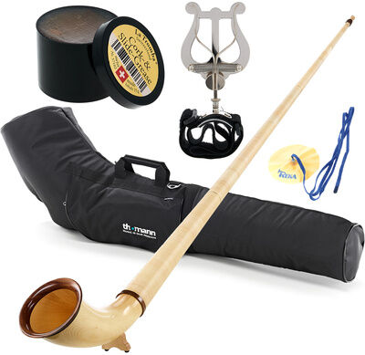 Thomann Alphorn Spitzenklasse F# Set Schwarz