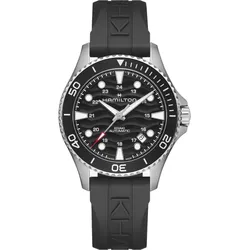 Hamilton Khaki Navy Scuba Auto 40mm H82415330 - schwarz mit Wellenmuster,schwarz - 40mm