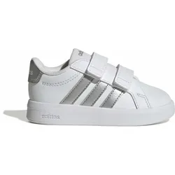 adidas Grand Court 3.0 Schuhe Kinder - white/silver met./silver m