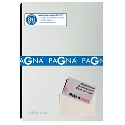Pagna Unterschriftsmappe, silber, 20 Fächer, Color-Einband