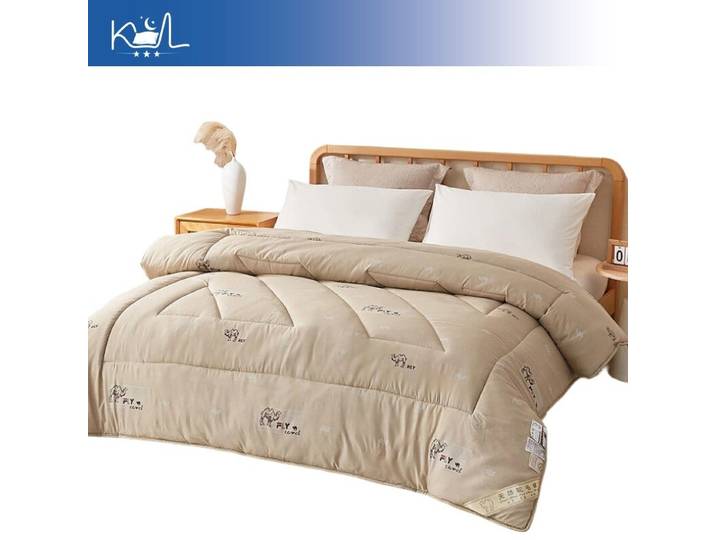 Couette en laine de chameau 100% de qualité supérieure, couette chaude d'hiver en polaire de chameau, édredon ultra doux et épais pour les nuits froides, toutes tailles