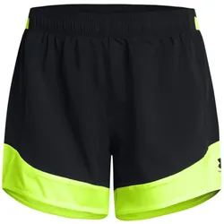 UNDER ARMOUR Challenger Pro Trainingsshorts Damen 002 - black/high vis yellow/black L
