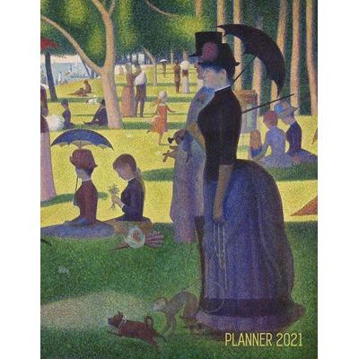 Georges Seurat Planner 2021, Taschenbuch von Shy Panda Notebooks, Semsoli, 978-1-970177-40-4
