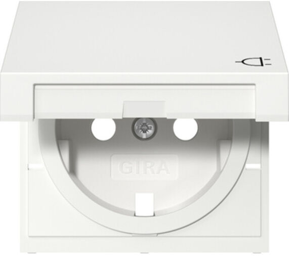 Gira Cache prise SCHUKO KD blanc pur m 492227 (492227)