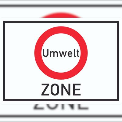 HB-Druck Umweltzone Symbol Schild A1 (594x841mm)