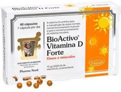 Bioactivo Vitamina D Forte 80 Cápsulas