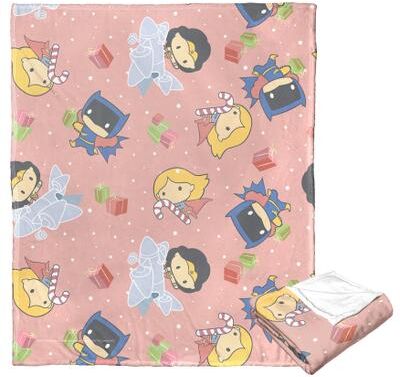Wb Dc Justice League Deck The Halls Silk Touch Throw by The Northwest in O