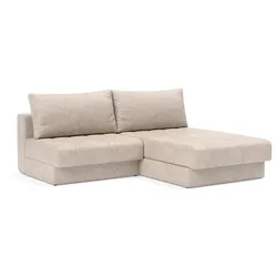INNOVATION LIVING Ecksofa Akello Lounger Stoff Beige Sand