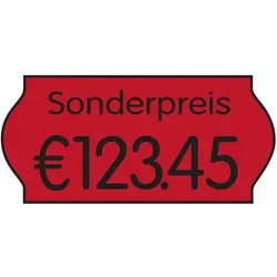 PrinterLabels AS Preisetiketten 26,0 x 12,0 mm