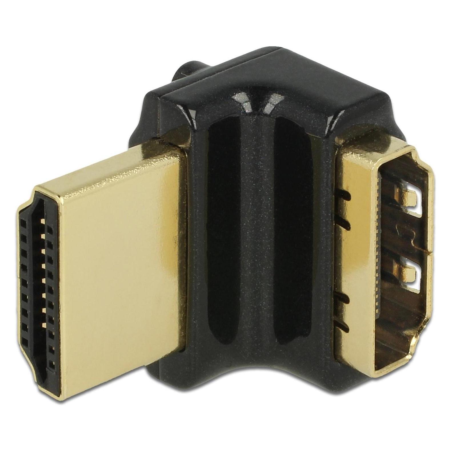 Delock HDMI-A/HDMI-A, F/M, 90° (HDMI, HDMI) (65663)