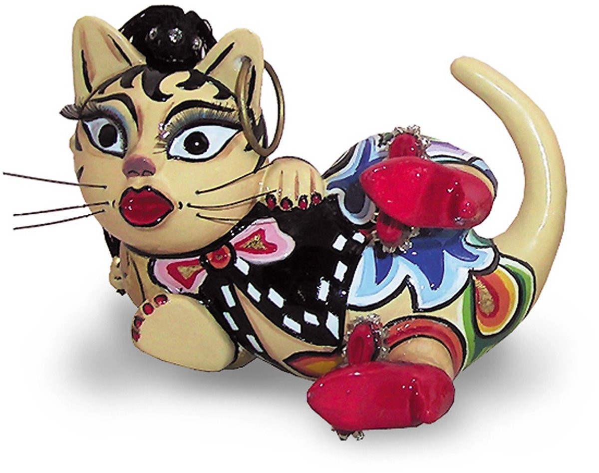 Toms Drag Kat Amy (S) tabletop decor voor volwassenen