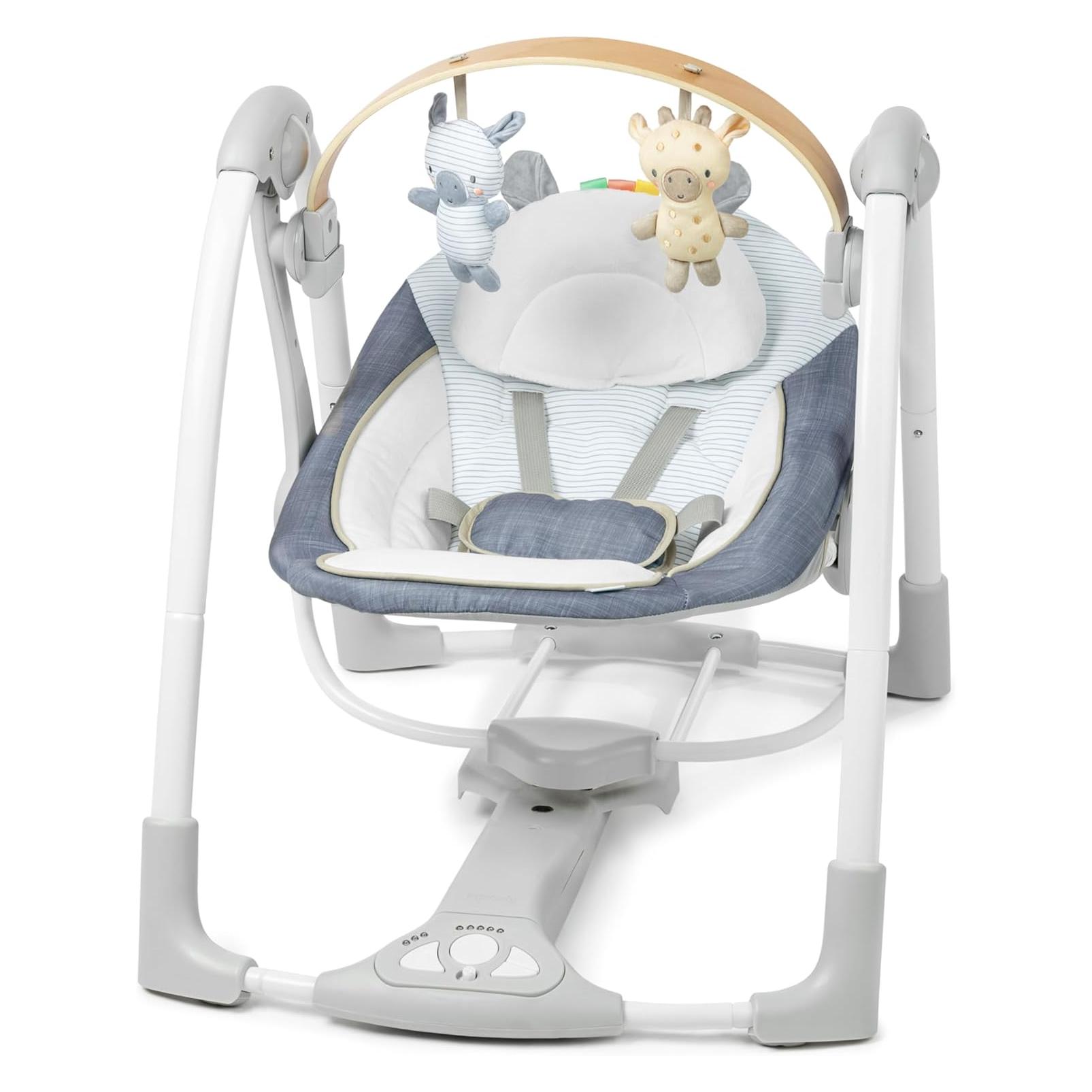 Ingenuity Swing 'n Go Babyschaukel & Babywippe mit Spielbogen (IN-16925)