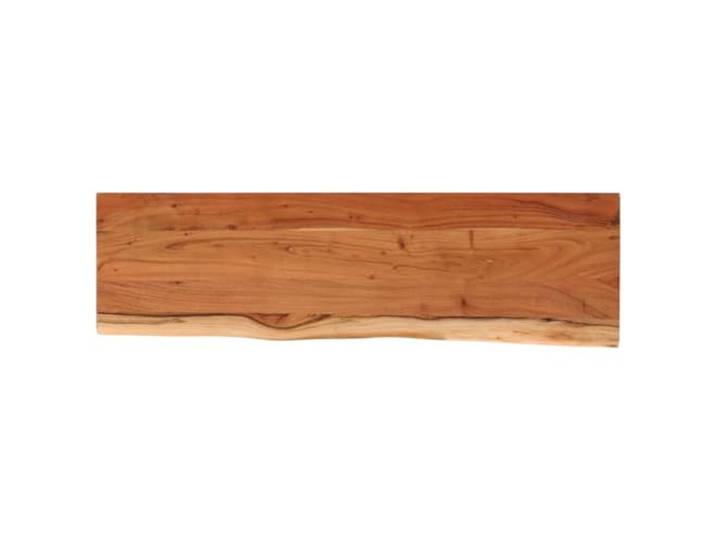 Tischplatte aus Akazien-Massivholz, randlos, 120x40x3,8 cm Massives Akazienholz, randvoll, rustikales Stil, leicht zu reinigen, Unikat