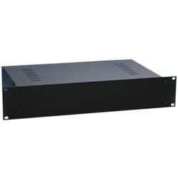 Adam Hall 87408 V 19" Leergehäuse (Zubehör), Audio Racks + Cases, Schwarz