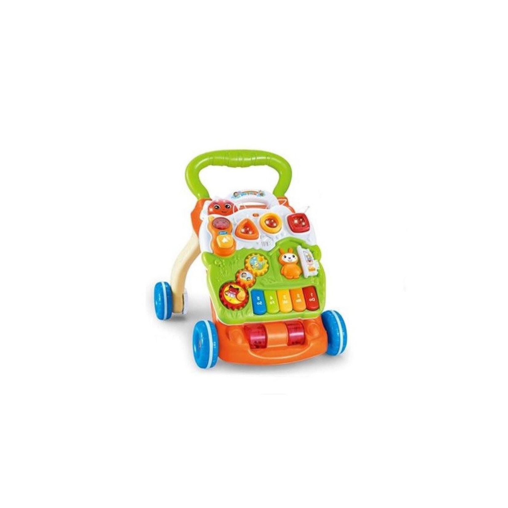 Moni Lauflernwagen Piano 999c abnehmbar Spielcenter Melodien, Lichter, Geräusche grün