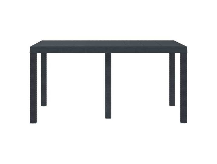 Remise Table repas de jardin - Anthracite - Table de jardin résistante aux intempéries - Anthracite - polyrotin_bms55q