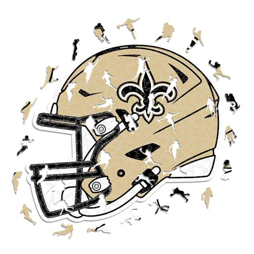 Iconic Puzzles New Orleans Saints houten puzzel - 270 stuks