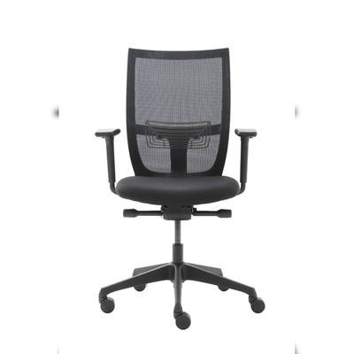Euroseats Curve Bürostuhl mit Kunststoffbasis, DIN-Gaslift, einstellbare Gewichtseinstellung, NEN EN 1335