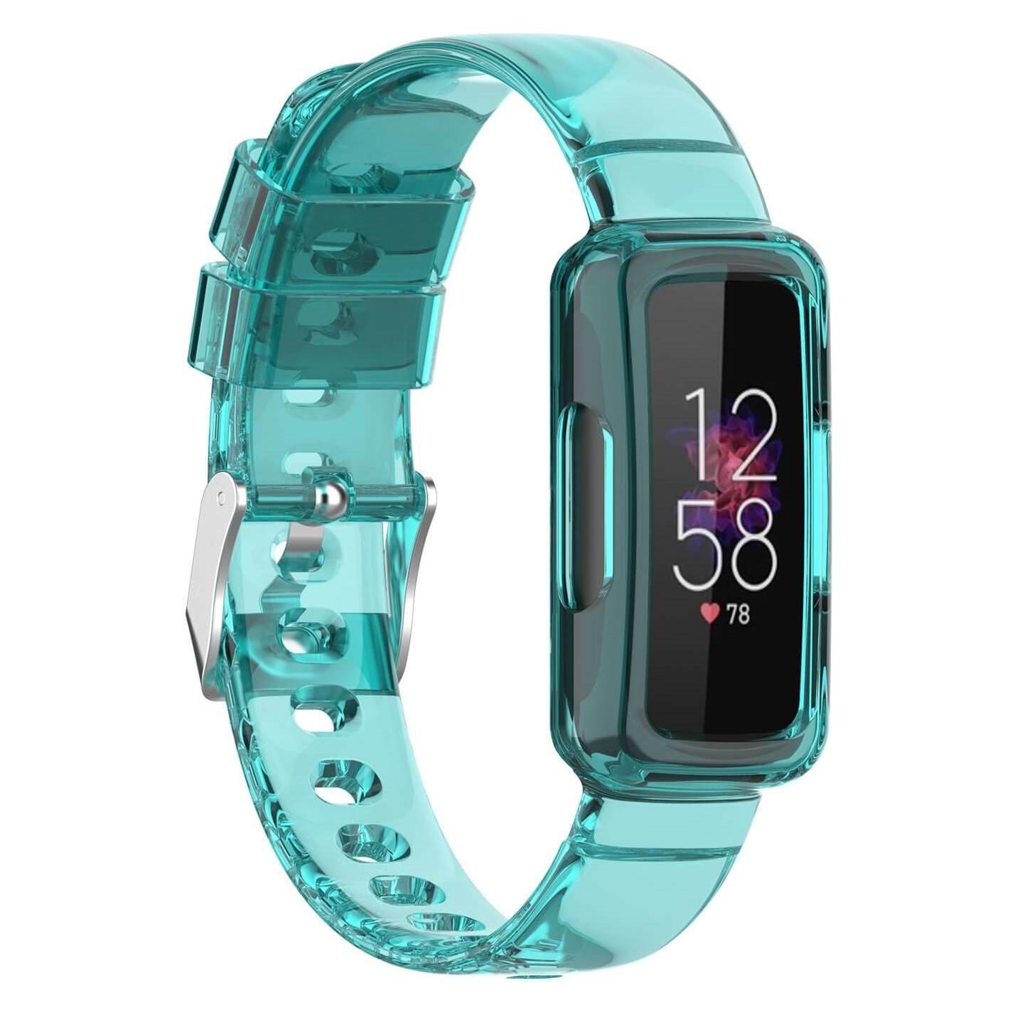 Cover-Discount Fitbit Inspire 3 - Sportarmband mit Displayschutz blau (Silikon) (SYA002087801F)
