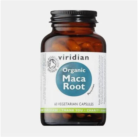 VIRIDIAN EXTRATO DA RAIZ DE MACA BIO 60 CAPSULAS VEGETAIS