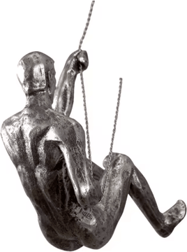 Inspire Picks Retro Rock Climbing Wall Sculpture Athlete Resin Hanging Decor For Home & Office 1