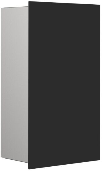 Emco asis pure  Unterputz-Abfallsammler-Modul 975528513 250x436mm, mit Glasfront, Glasfront, schwarz matt