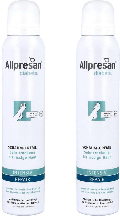 Allpresan Diabetic Schaum-Creme INTENSIV + REPAIR mit Urea