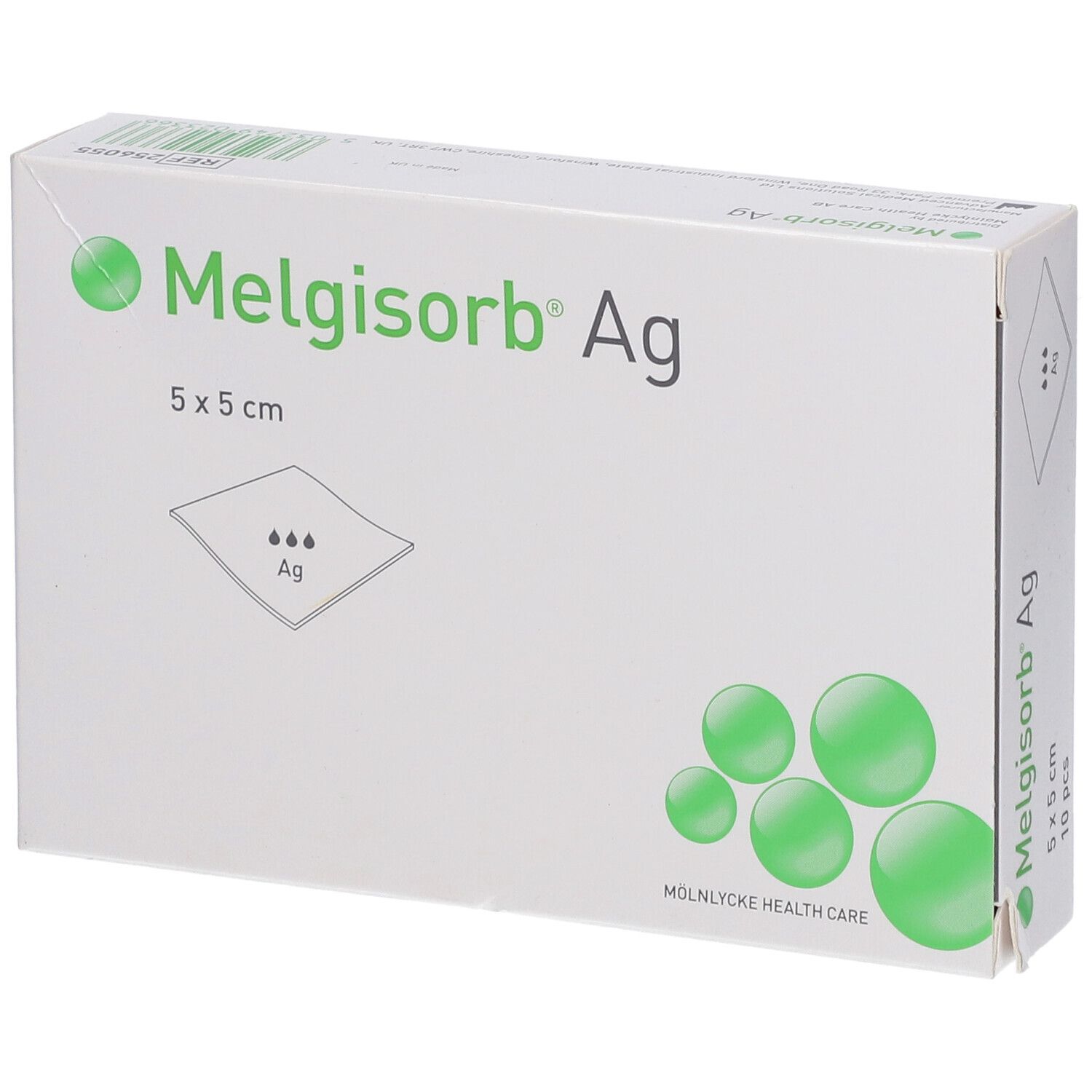 Melgisorb Ag Steriele Kompressen 5 x 5Cm 10 St