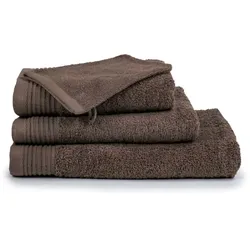 The One Towelling Handtuch 'Deluxe' Badetuch T1-DELUXE60 taupe 60 x 110 cm