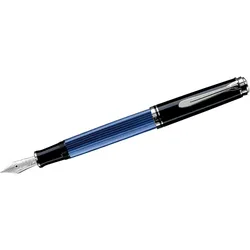 Pelikan Kolbenfüllhalter Souverän M805 Feder B schwarz/blau