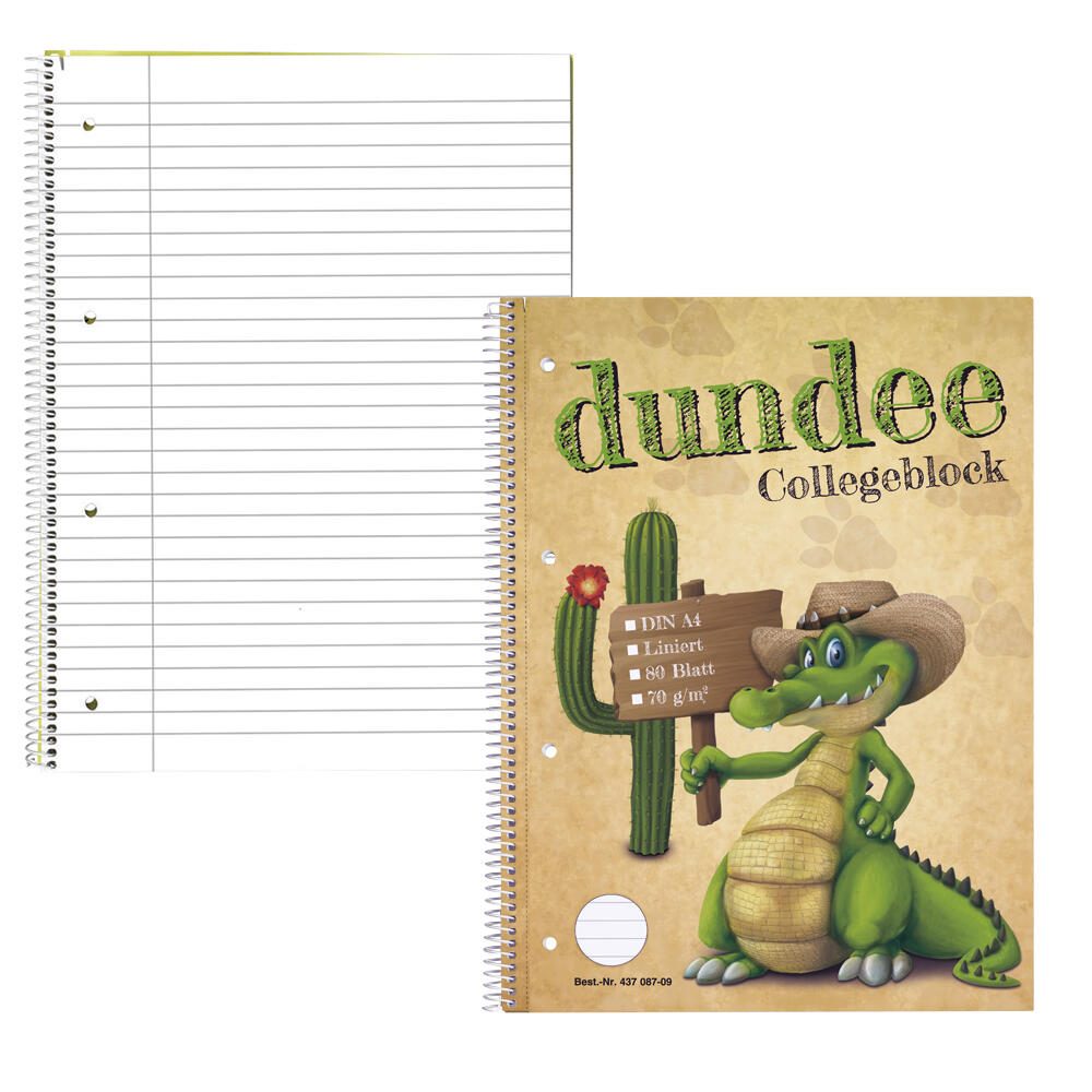 dundee Collegeblöcke DIN A4 liniert 100110259437087