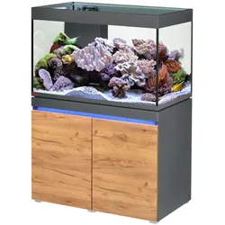 EHEIM incpiria reef 330 Meerwasser-Riff-Aquarium mit Unterschrank graphit-natur