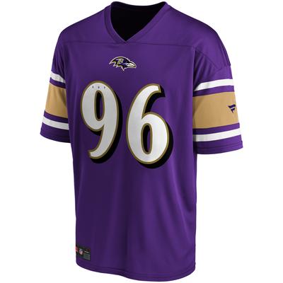 Footballtrikot FANATICS "Fanatics Trikot Baltimore Ravens Foundation Supporters", Herren, Gr. M, lila, 100% Polyester, Trikots